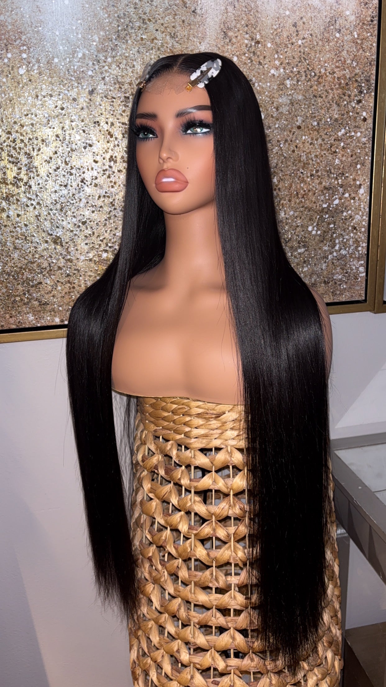 Wednesday – 30” Jet Black Middle Part Wig