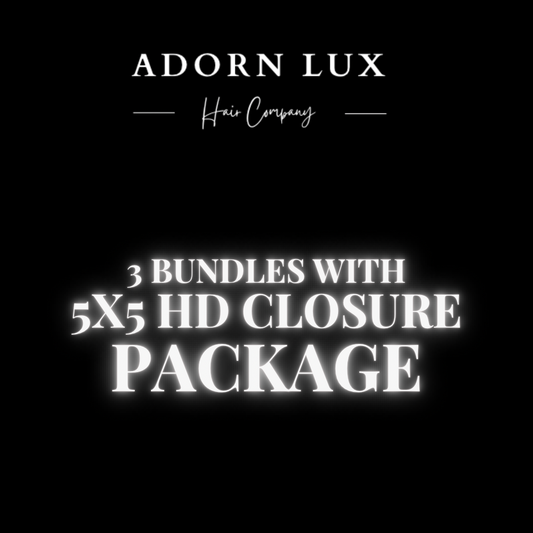 3 Bundles & 5x5 HD Closure Package